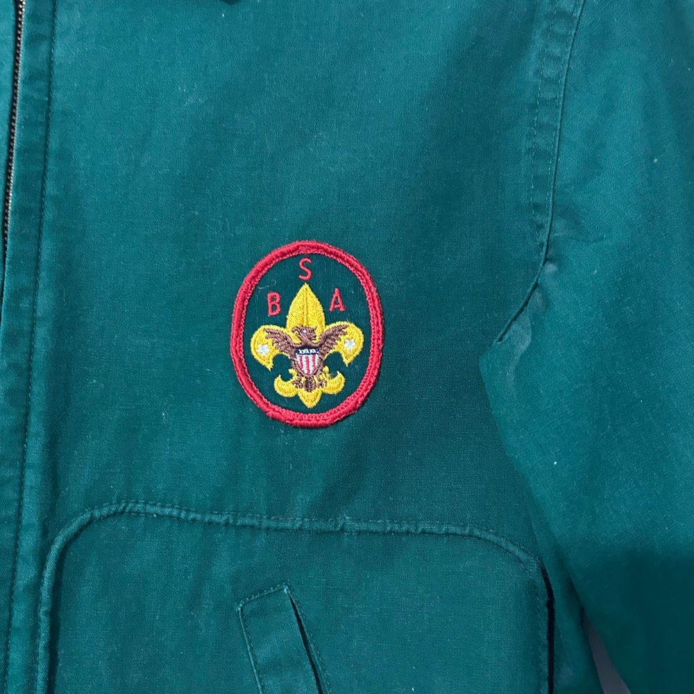 Vintage Boy Scouts of America official Green jacket coat 1960’s with BSA patch - Picture 12 of 12